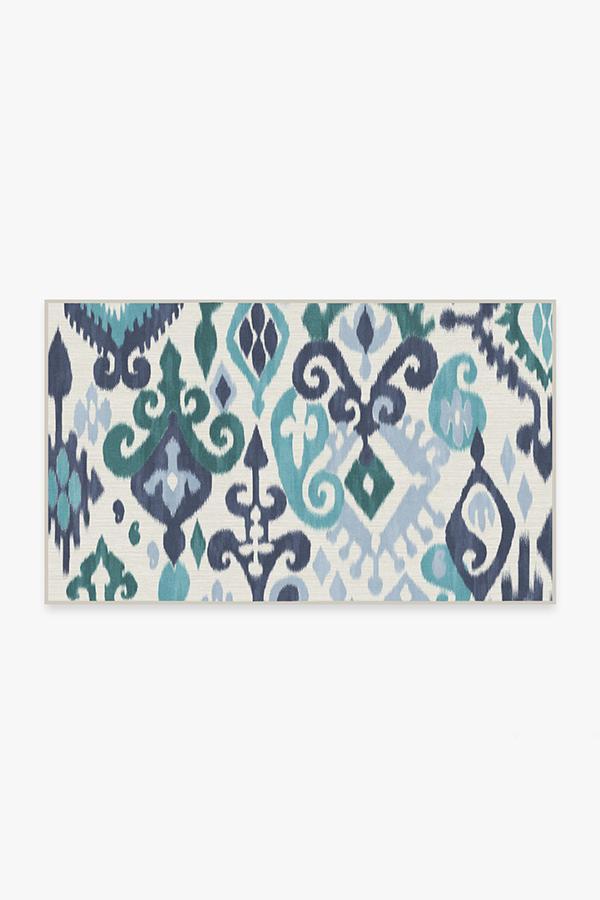 Eisley Teal Rug 3'x5' | Stain-Resistant