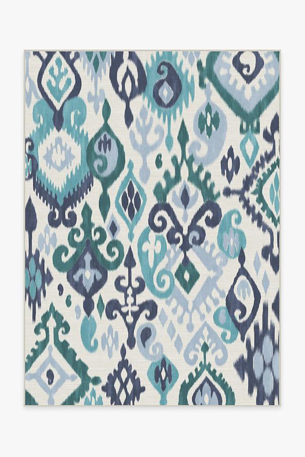 Eisley Teal Rug 5'x7' | Stain-Resistant