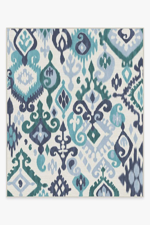 Eisley Teal Rug 8'x10' | Stain-Resistant