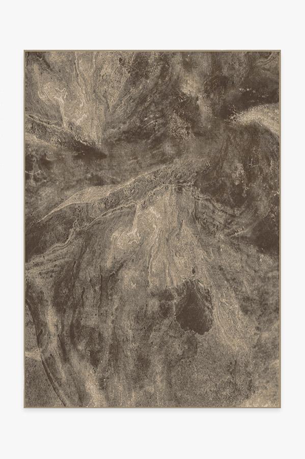 Emperador Marble Rug 5'x7' | Stain-Resistant