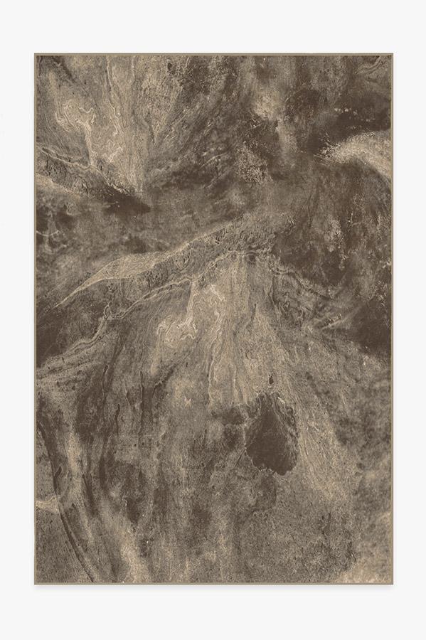 Emperador Marble Rug 6'x9' | Stain-Resistant