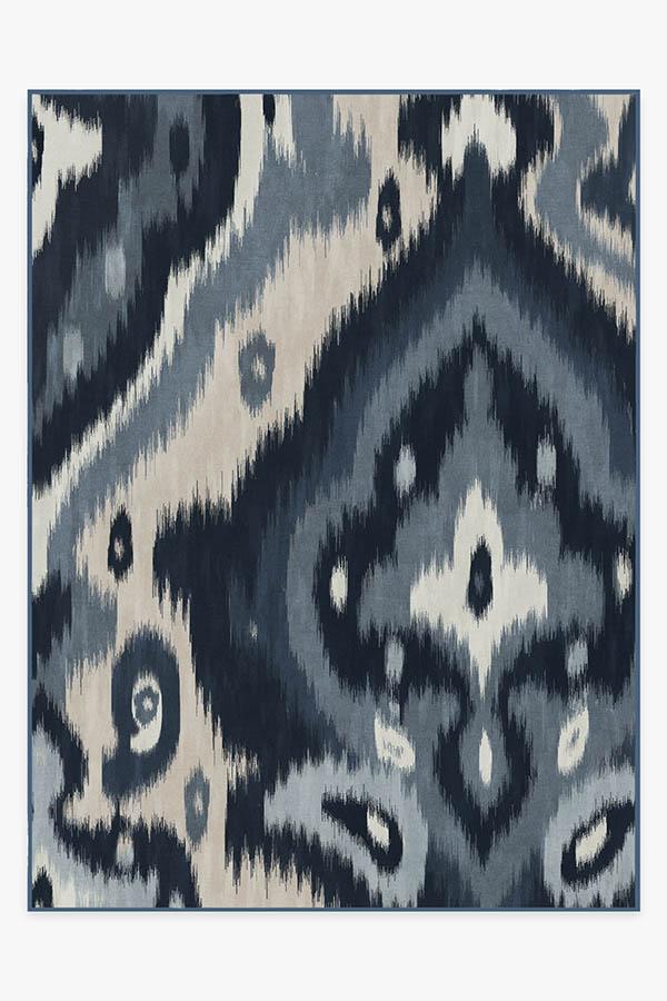 Endah Blue Rug 9'x12' | Stain-Resistant