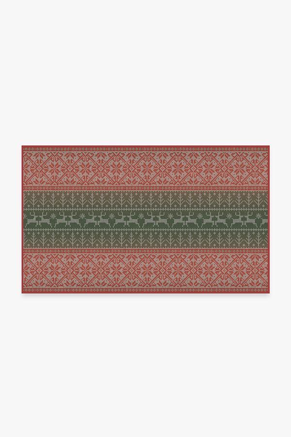Fair Isle Multicolor Rug 3'x5' | Stain-Resistant