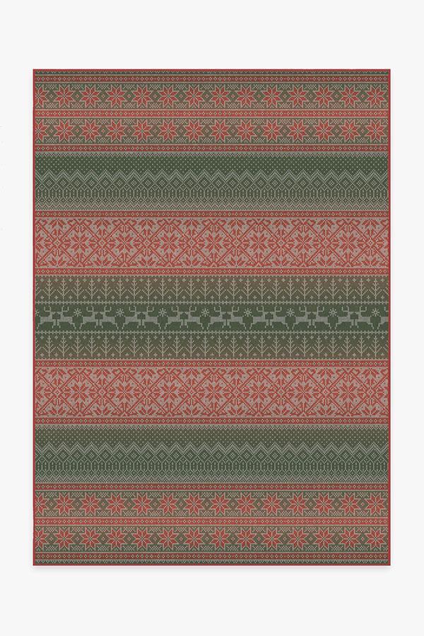 Fair Isle Multicolor Rug 5'x7' | Stain-Resistant