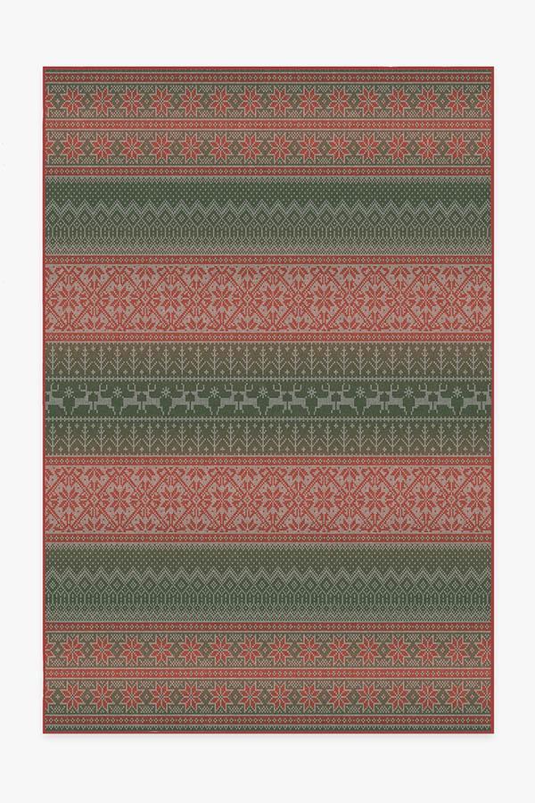 Fair Isle Multicolor Rug 6'x9' | Stain-Resistant