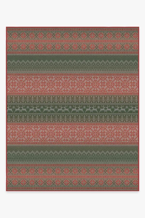 Fair Isle Multicolor Rug 8'x10' | Stain-Resistant