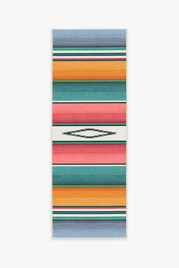 Falsa Stripes Polychrome Rug 2.5'x7' | Stain-Resistant