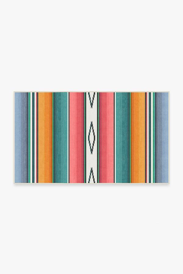 Falsa Stripes Polychrome Rug 3'x5' | Stain-Resistant