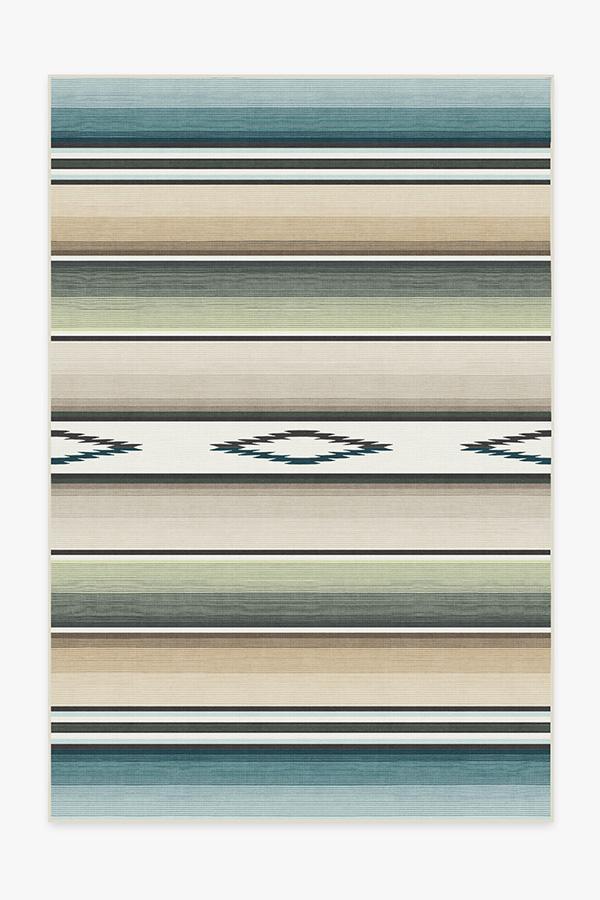Falsa Stripes Sage Rug 6'x9' | Stain-Resistant