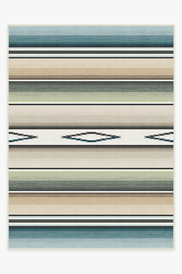 Falsa Stripes Sage Rug 9'x12' | Stain-Resistant
