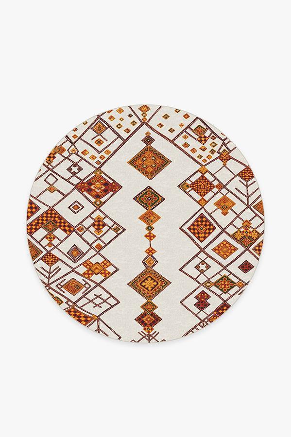 Farah Autumn Rug 6' Round | Stain-Resistant