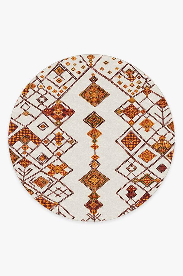 Farah Autumn Rug 8' Round | Stain-Resistant