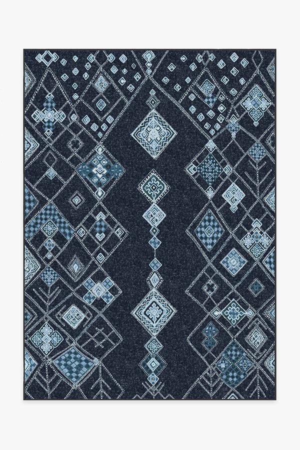Farah Midnight Rug 5'x7' | Stain-Resistant