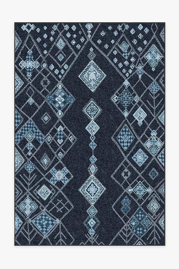 Farah Midnight Rug 6'x9' | Stain-Resistant