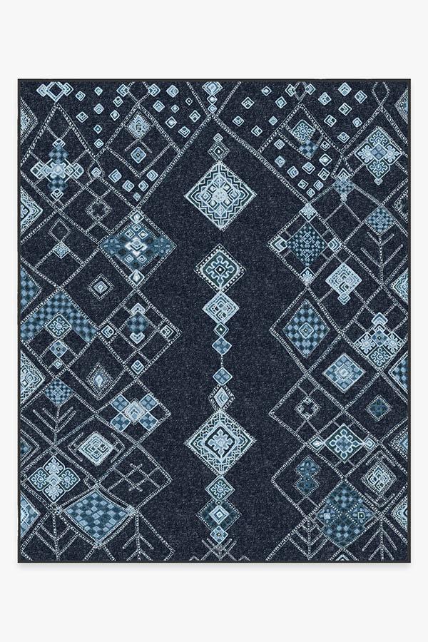 Farah Midnight Rug 8'x10' | Stain-Resistant