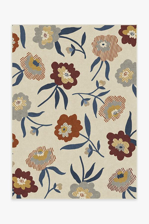 Fleur Margaritte Amari Rug 5'x7' | Stain-Resistant