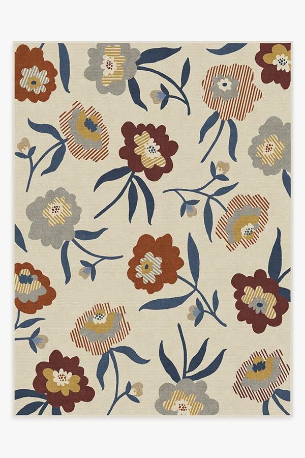 Fleur Margaritte Amari Rug 9'x12' | Stain-Resistant