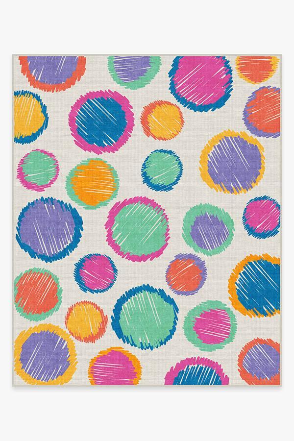 Freckles Multicolor Rug 8'x10' | Stain-Resistant