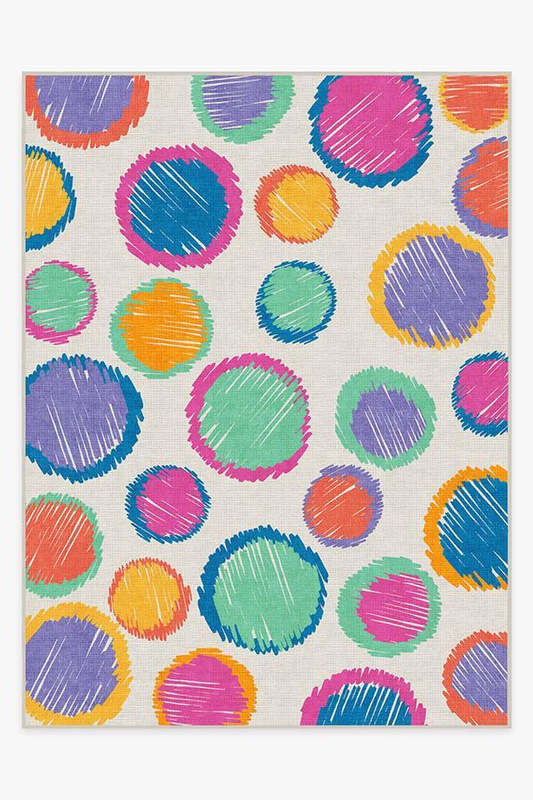 Freckles Multicolor Rug 9'x12' | Stain-Resistant