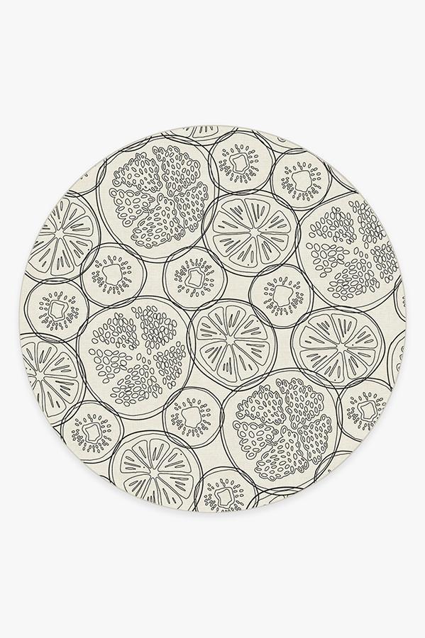 Fruit Punch Blackberry Rug 8' Round | Stain-Resistant