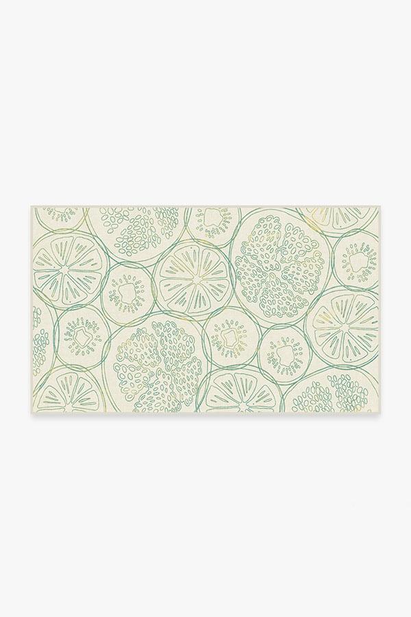 Fruit Punch Lime Rug 3'x5' | Stain-Resistant