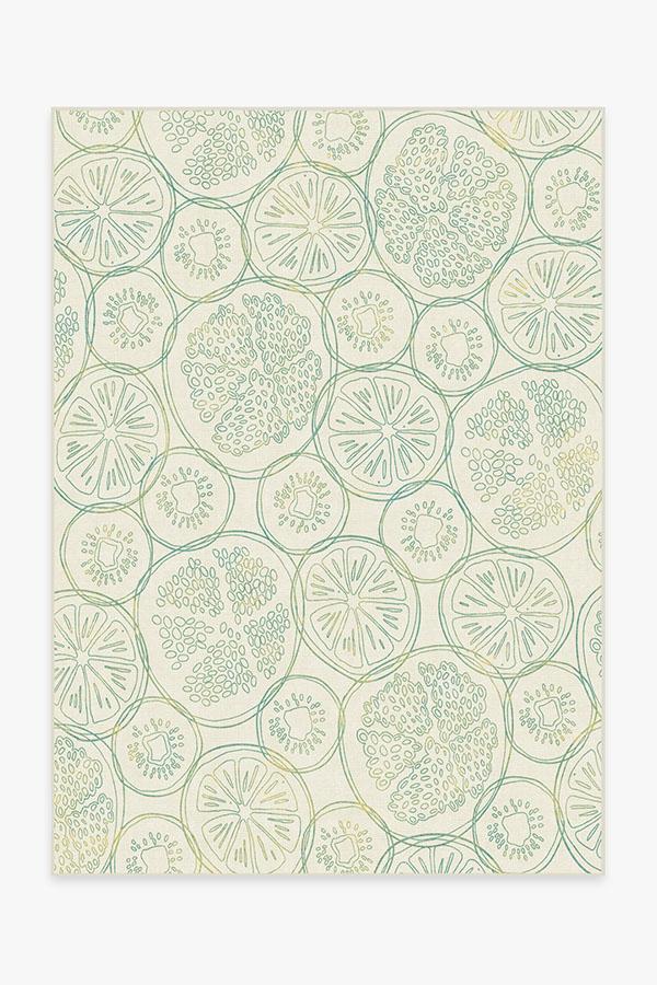 Fruit Punch Lime Rug 5'x7' | Stain-Resistant