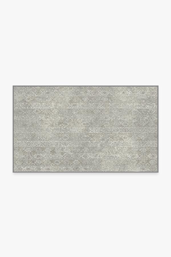 Gabbeh Grey Rug 3'x5' | Stain-Resistant