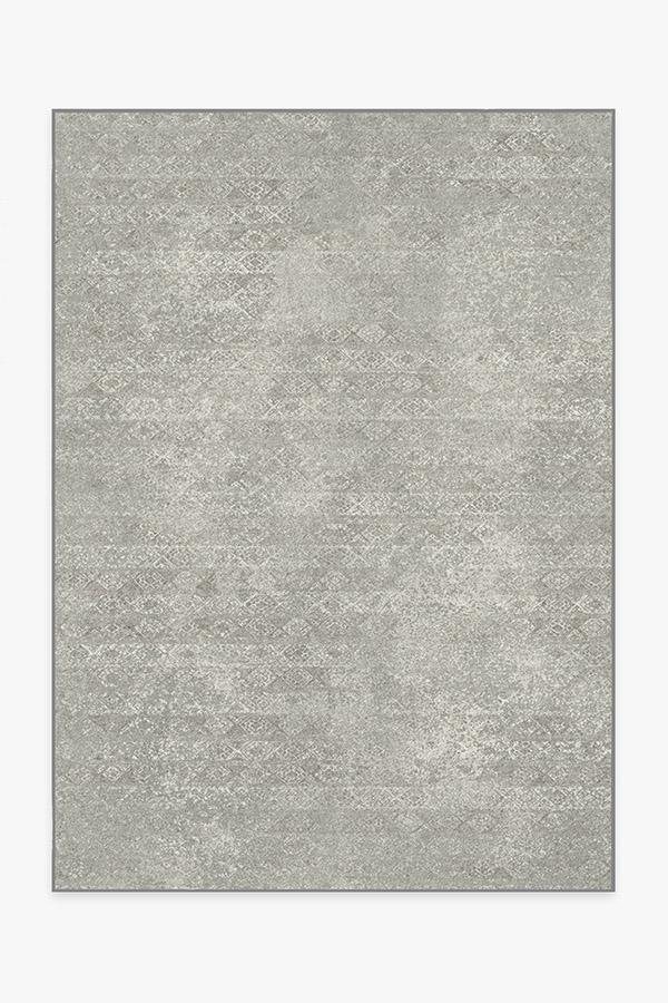 Gabbeh Grey Rug 5'x7' | Stain-Resistant