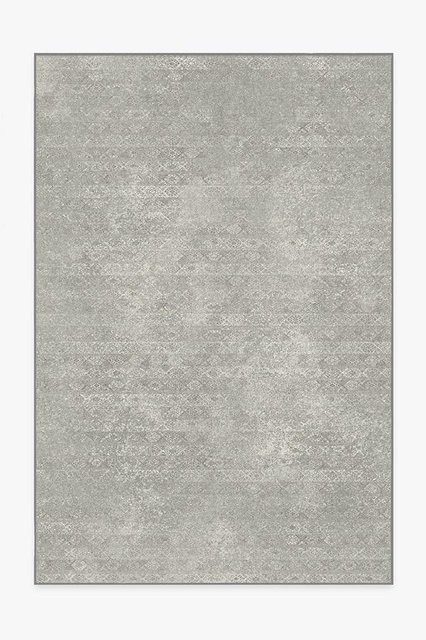 Gabbeh Grey Rug 6'x9' | Stain-Resistant
