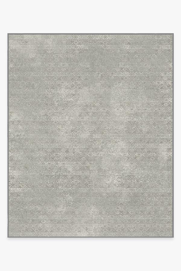 Gabbeh Grey Rug 8'x10' | Stain-Resistant