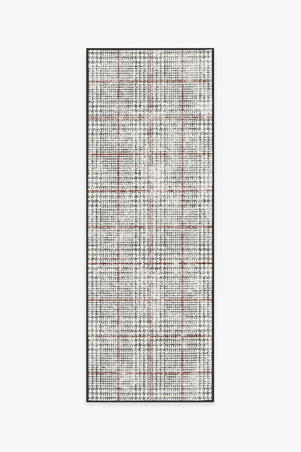 Glen Plaid Rug 2.5'x10' | Stain-Resistant