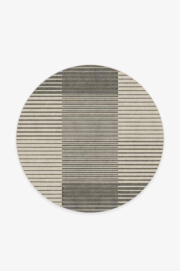 Gradasi Grey Rug 6' Round | Stain-Resistant