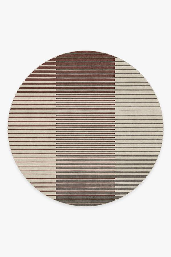 Gradasi Sumac Rug 8' Round | Stain-Resistant
