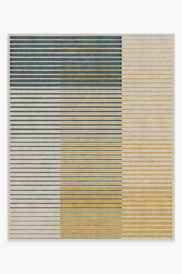 Gradasi Teal Quartz Rug 8'x10' | Stain-Resistant