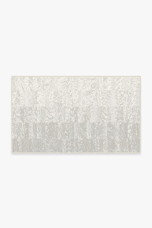 Granite Ombre Light Grey Rug 3'x5' | Stain-Resistant