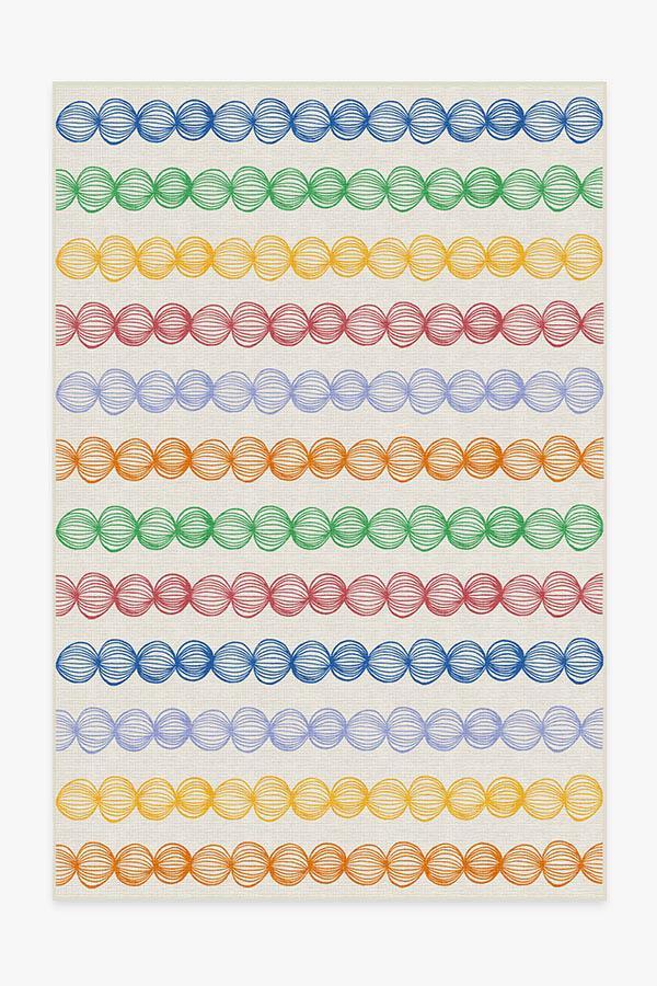 Gumdrops Multicolor Rug 6'x9' | Stain-Resistant