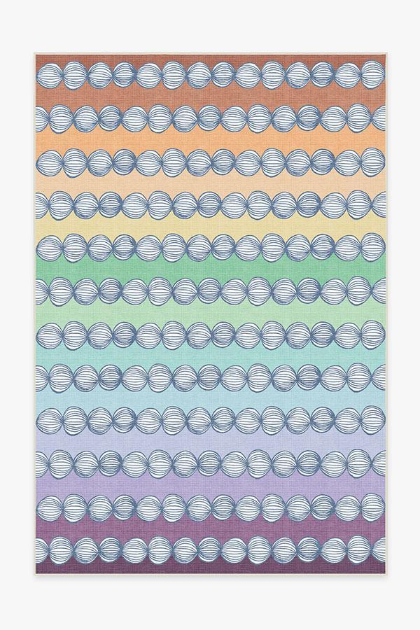 Gumdrops Rainbow Rug 6'x9' | Stain-Resistant
