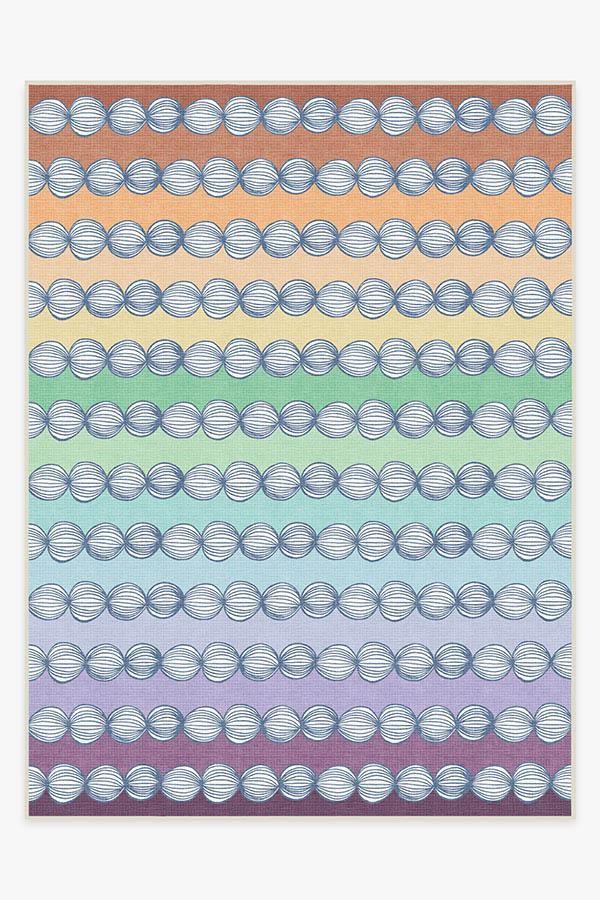 Gumdrops Rainbow Rug 9'x12' | Stain-Resistant