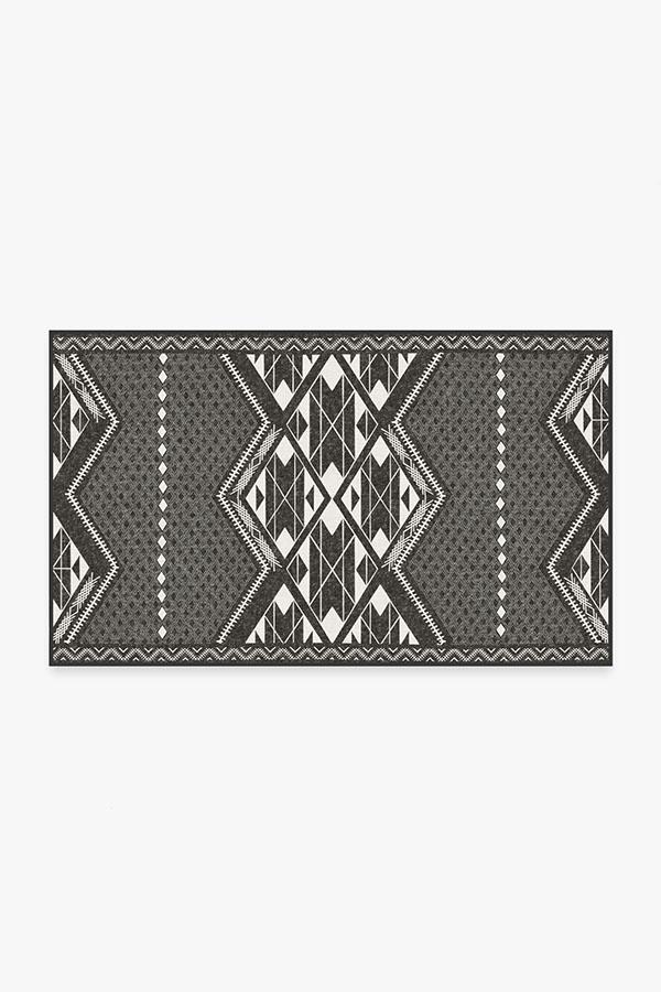Halona Charcoal Rug 3'x5' | Stain-Resistant