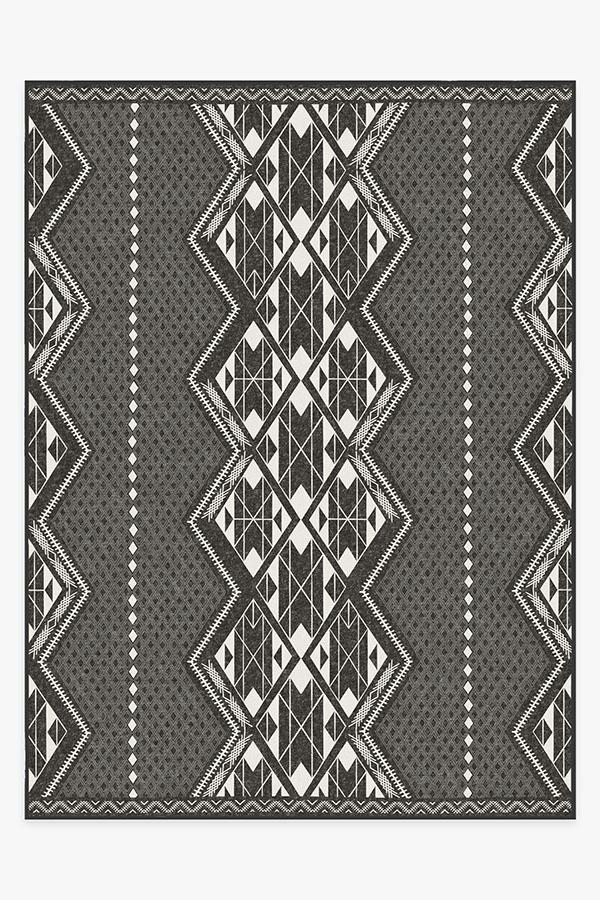 Halona Charcoal Rug 9'x12' | Stain-Resistant