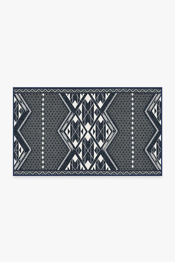 Halona Midnight Rug 3'x5' | Stain-Resistant