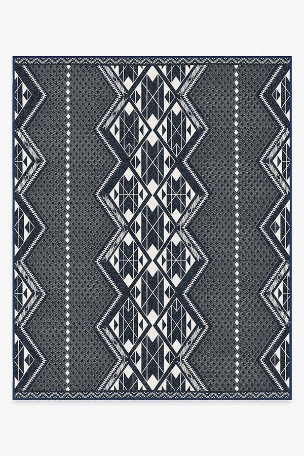 Halona Midnight Rug 8'x10' | Stain-Resistant