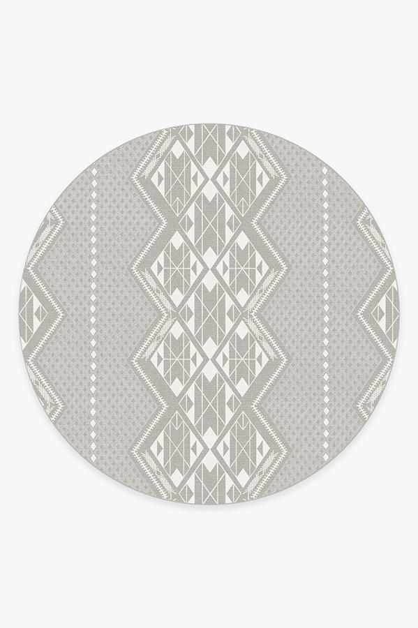 Halona Stone Rug 8' Round | Stain-Resistant