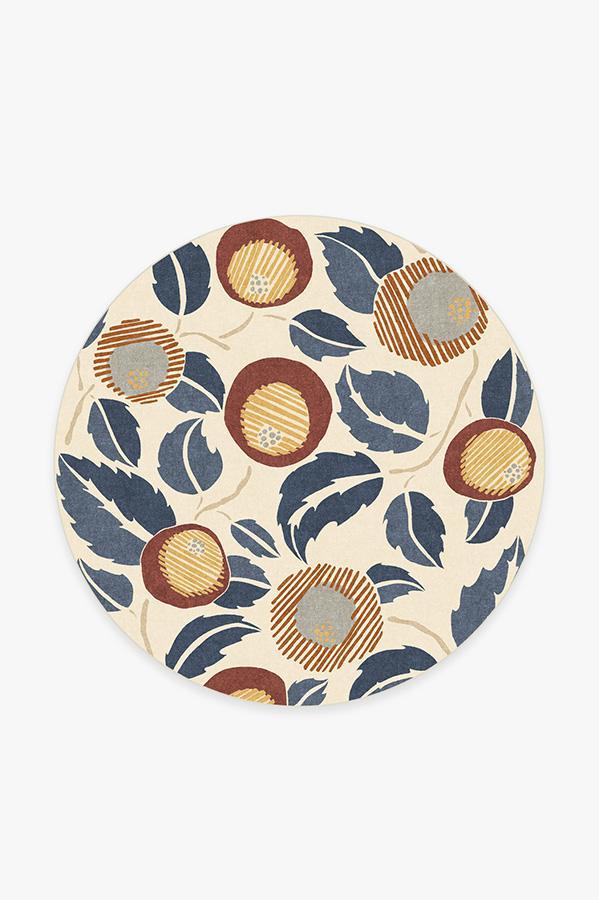 Hana Imari Rug 6' Round | Stain-Resistant