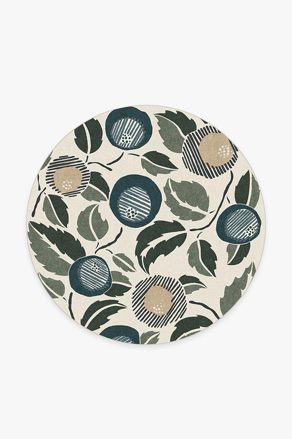 Hana Jade Rug 6' Round | Stain-Resistant