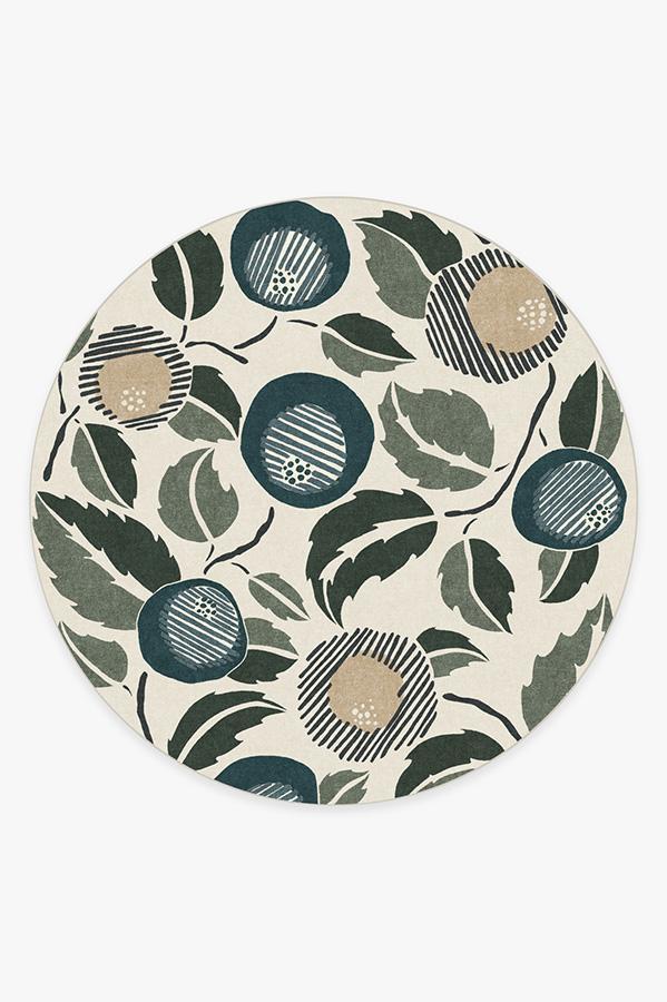 Hana Jade Rug 8' Round | Stain-Resistant