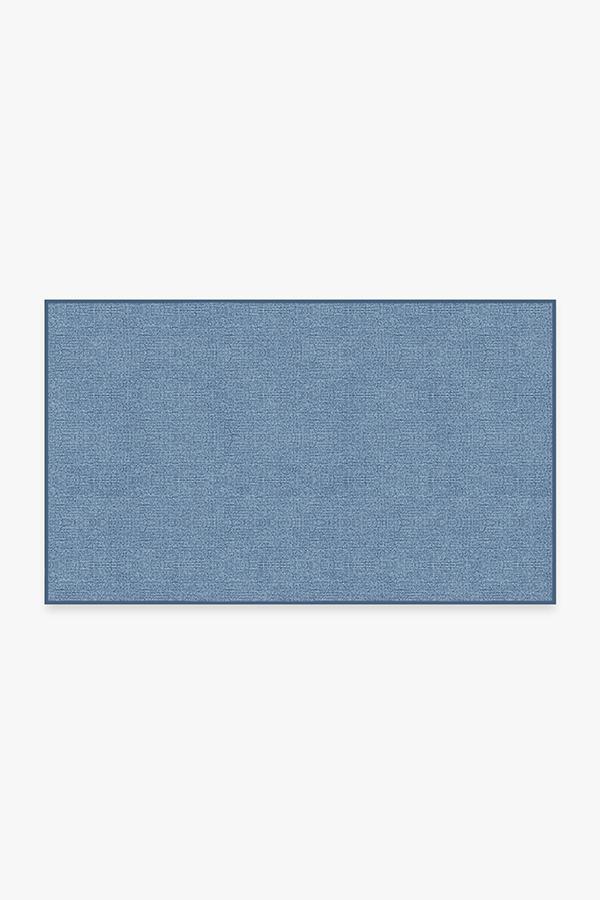 Heathered Solid Chambray Rug 3'x5' | Stain-Resistant