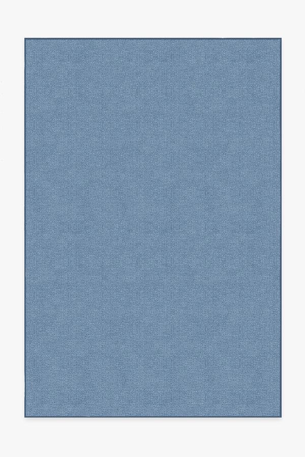 Heathered Solid Chambray Rug 6'x9' | Stain-Resistant