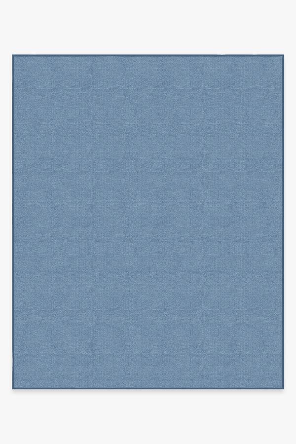 Heathered Solid Chambray Rug 8'x10' | Stain-Resistant