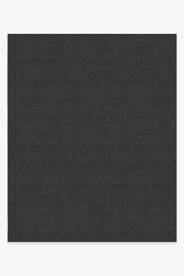 Heathered Solid Charcoal Rug 8'x10' | Stain-Resistant